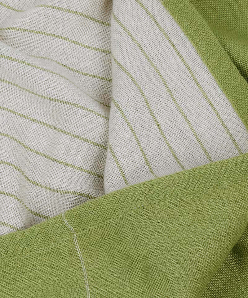Aluvera Double Cloth Bath and Face Combo - Aloe Green