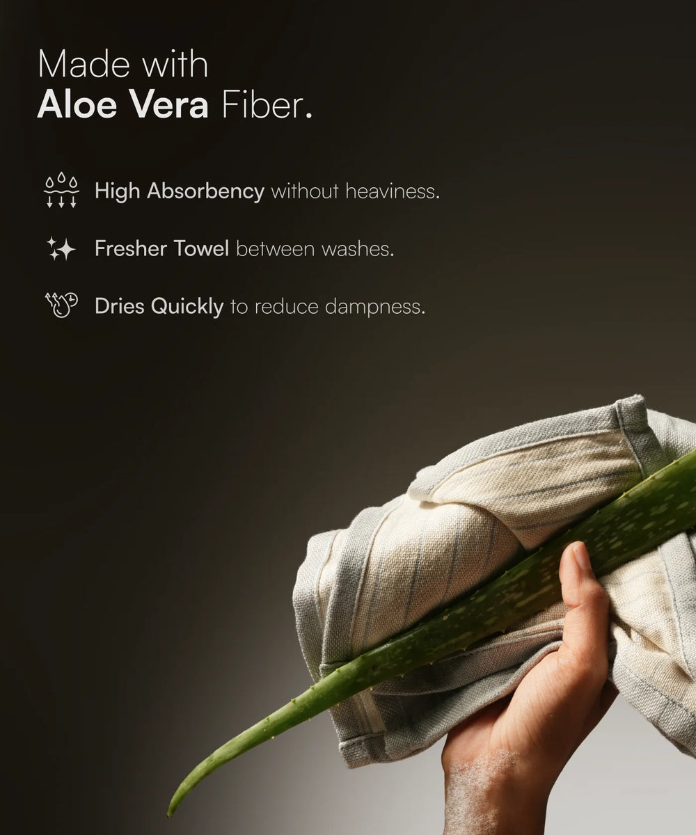 Aluvera Double Cloth Face Towel | 330 GSM | 30 x 30 cm | Pack of 2
