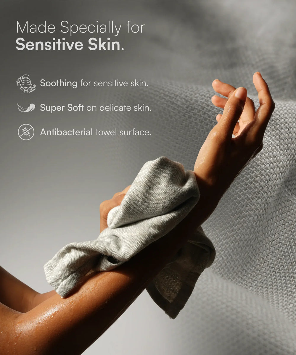 Aluvera Double Cloth Hand Towel - 330 GSM , 40 X 60 cm - Pack of 2