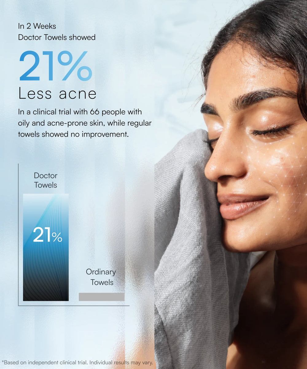 Aluvera Double Cloth Face Towel | 330 GSM | 30 x 30 cm | Pack of 2