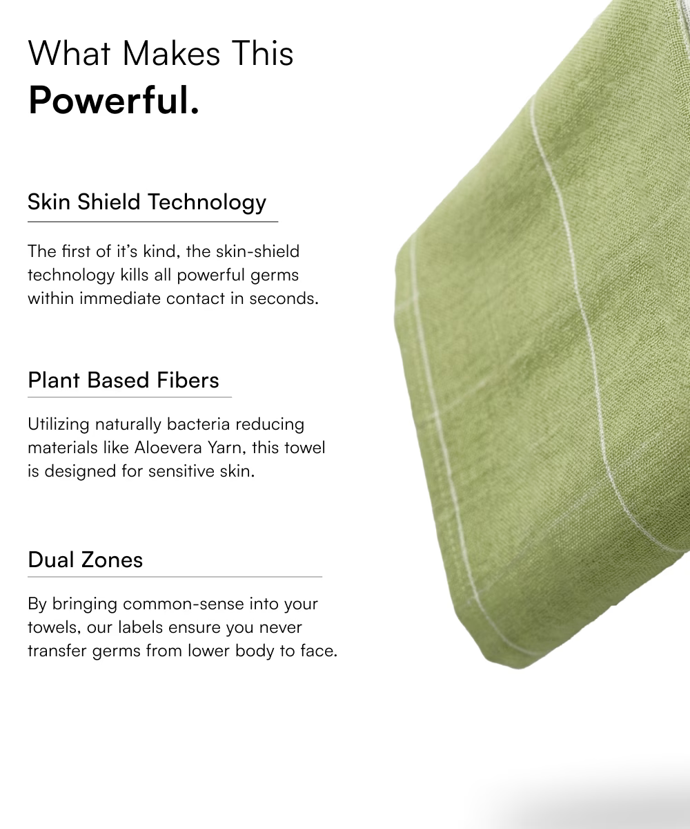 Aluvera Double Cloth Face Assorted Towel | 300 GSM | 30 x 30 cm - Pack of 4