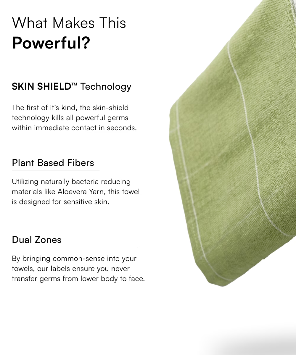 Aluvera Double Cloth Bath Towel | 330 GSM | 75 x 150 cm