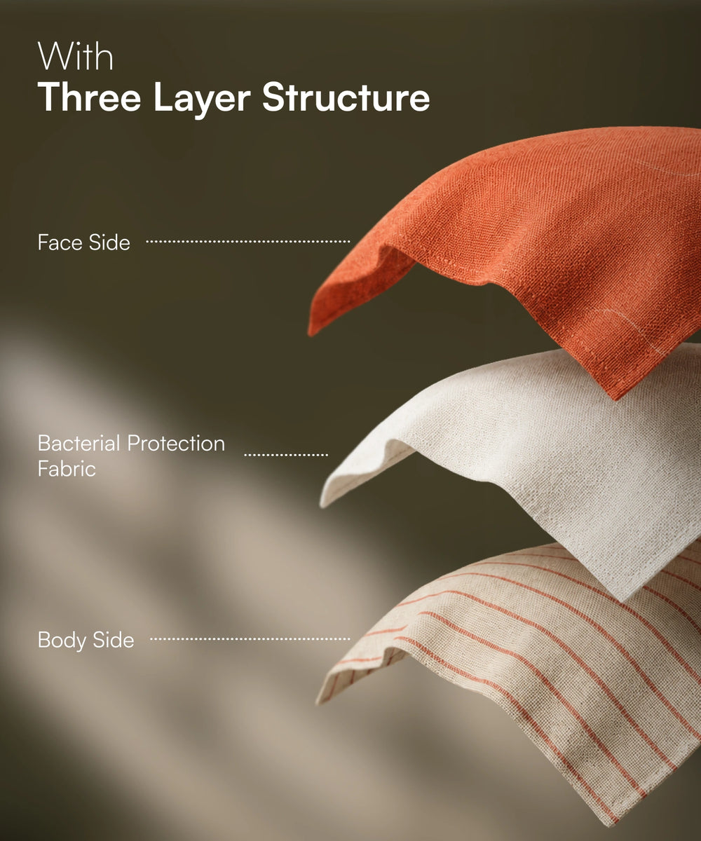 Aluvera Double Cloth Bath Towel | 330 GSM | 75 x 150 cm