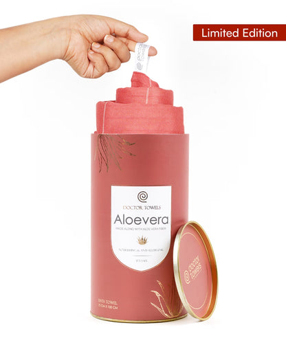 Aloevera Double Cloth Bath Towel – Gifting Canister