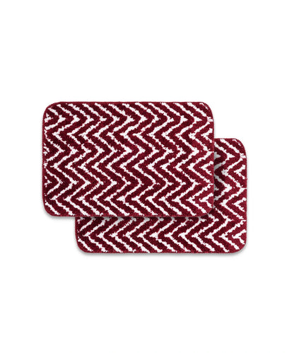 Arrow Printed Bath Mat Pack of 2