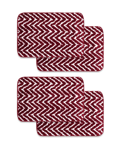 Arrow Printed Bath Mat Pack of 4
