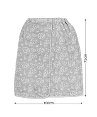 Banana Jacquard Floral Body Wrap