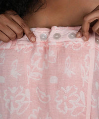 Banana Jacquard Floral Body Wrap