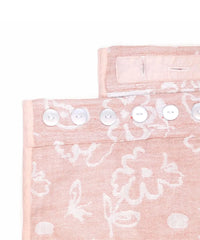 Banana Jacquard Floral Body Wrap