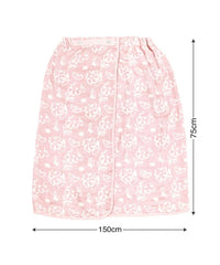 Banana Jacquard Floral Body Wrap