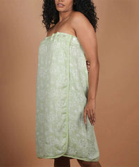 Banana Jacquard Floral Body Wrap