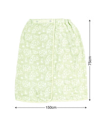 Banana Jacquard Floral Body Wrap