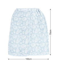 Banana Jacquard Floral Body Wrap