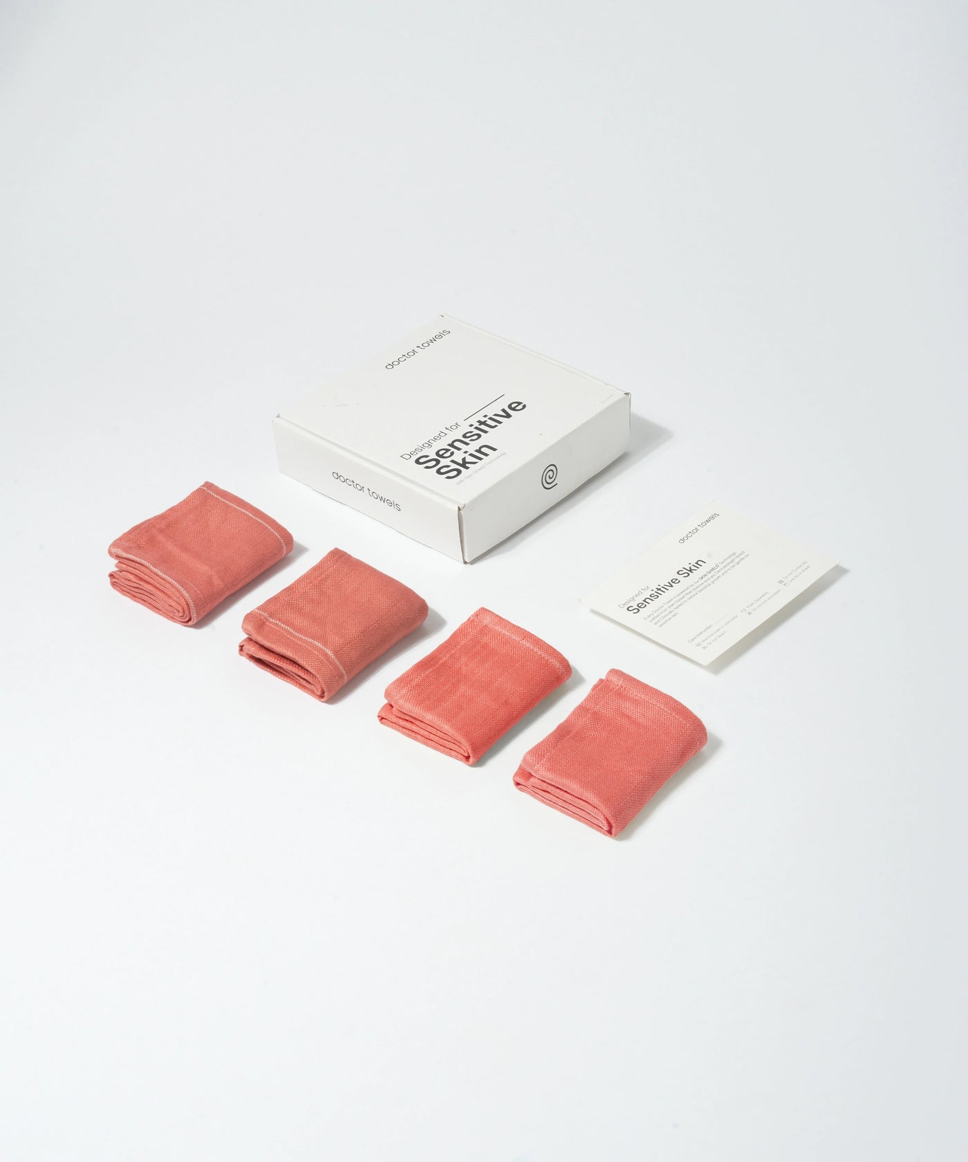 Aluvera Double Cloth Face Towel | 330 GSM | 30 x 30 cm | Pack of 4