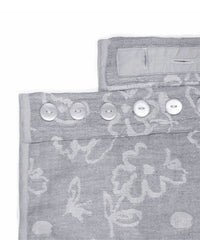 Banana Jacquard Floral Body Wrap