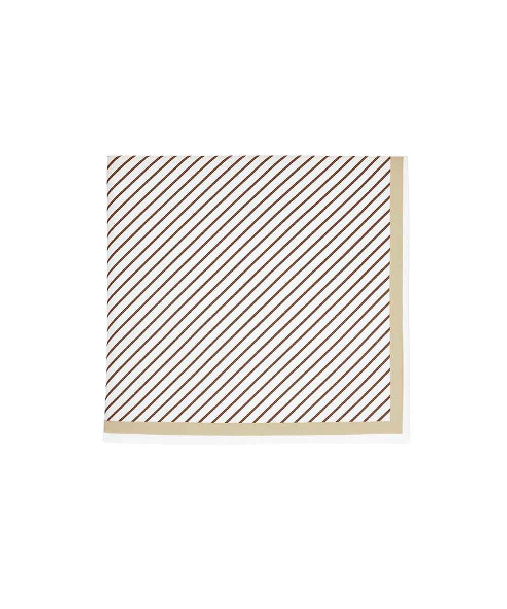 Aluvera Hand kerchief | Chocolate Brown and Frozen Dew combo | 40 X 40 cm | Pack of 4