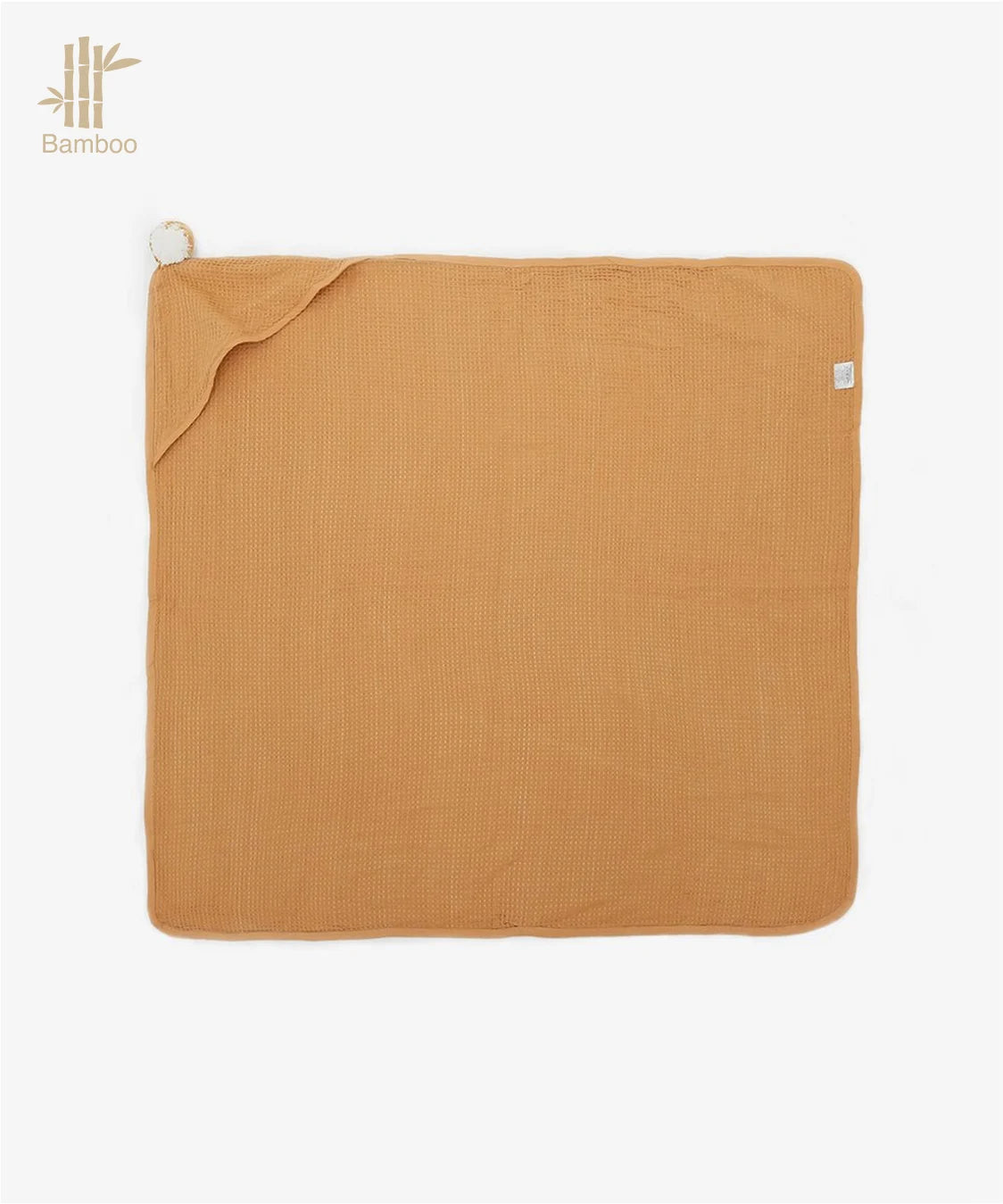 Bamboo Waffle Hooded Baby Towel