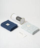 Banana Bath Towels - Blue Combo | Pack of 2 | 75 x 150 cm - Celebration Canister