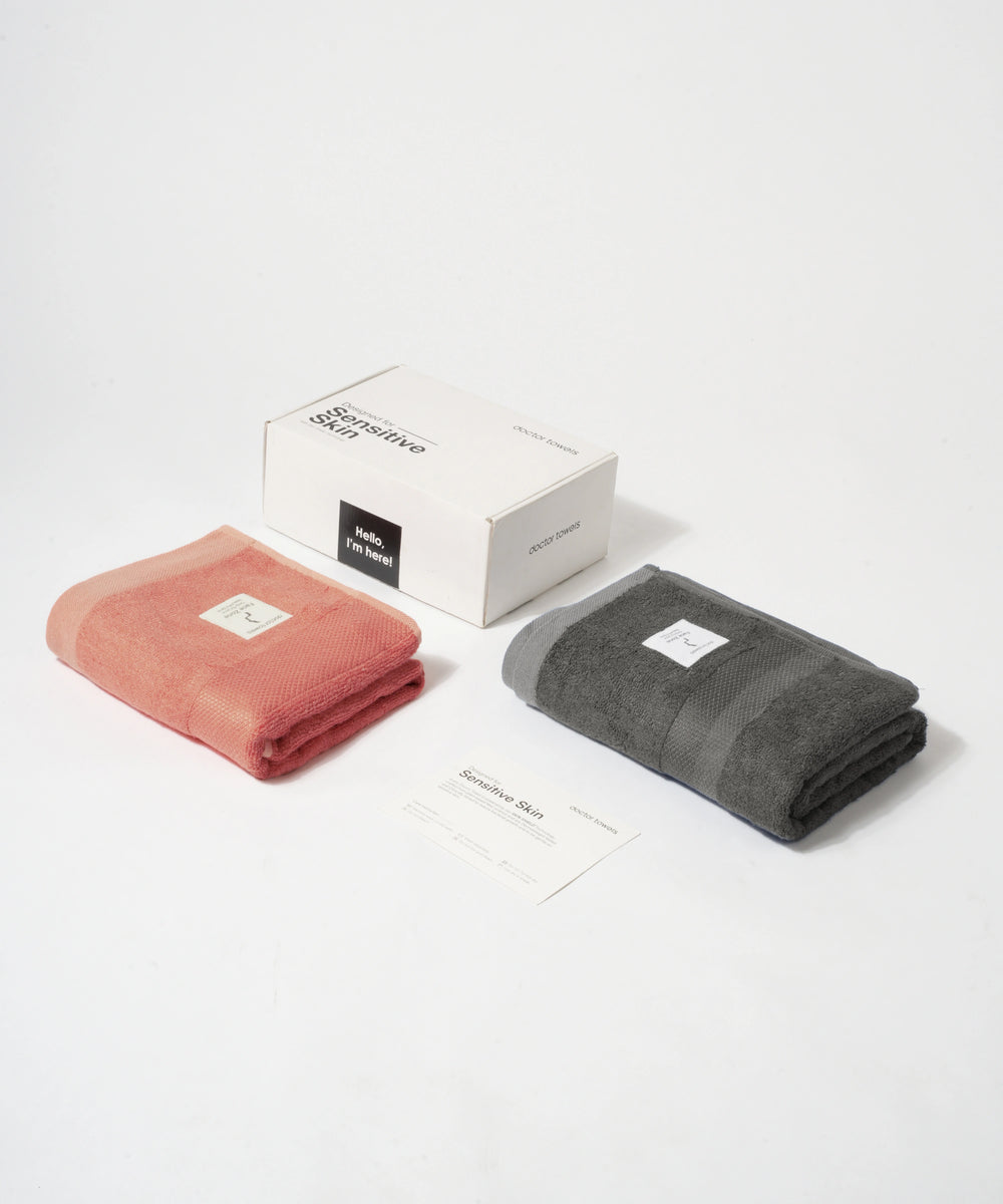 Banana Super Light weight Terry Towels | 400 GSM | 70 x 140 cm | Pack of 2