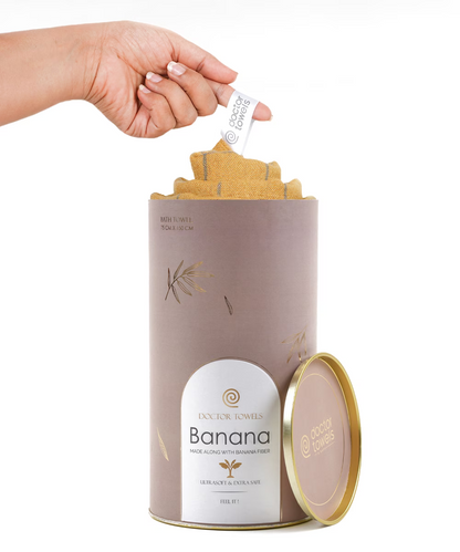 Banana Double Cloth Bath Towel – Gifting Canister