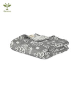 Banana Jacquard Floral Bath Towel - 210 GSM, 75 x 150 cm