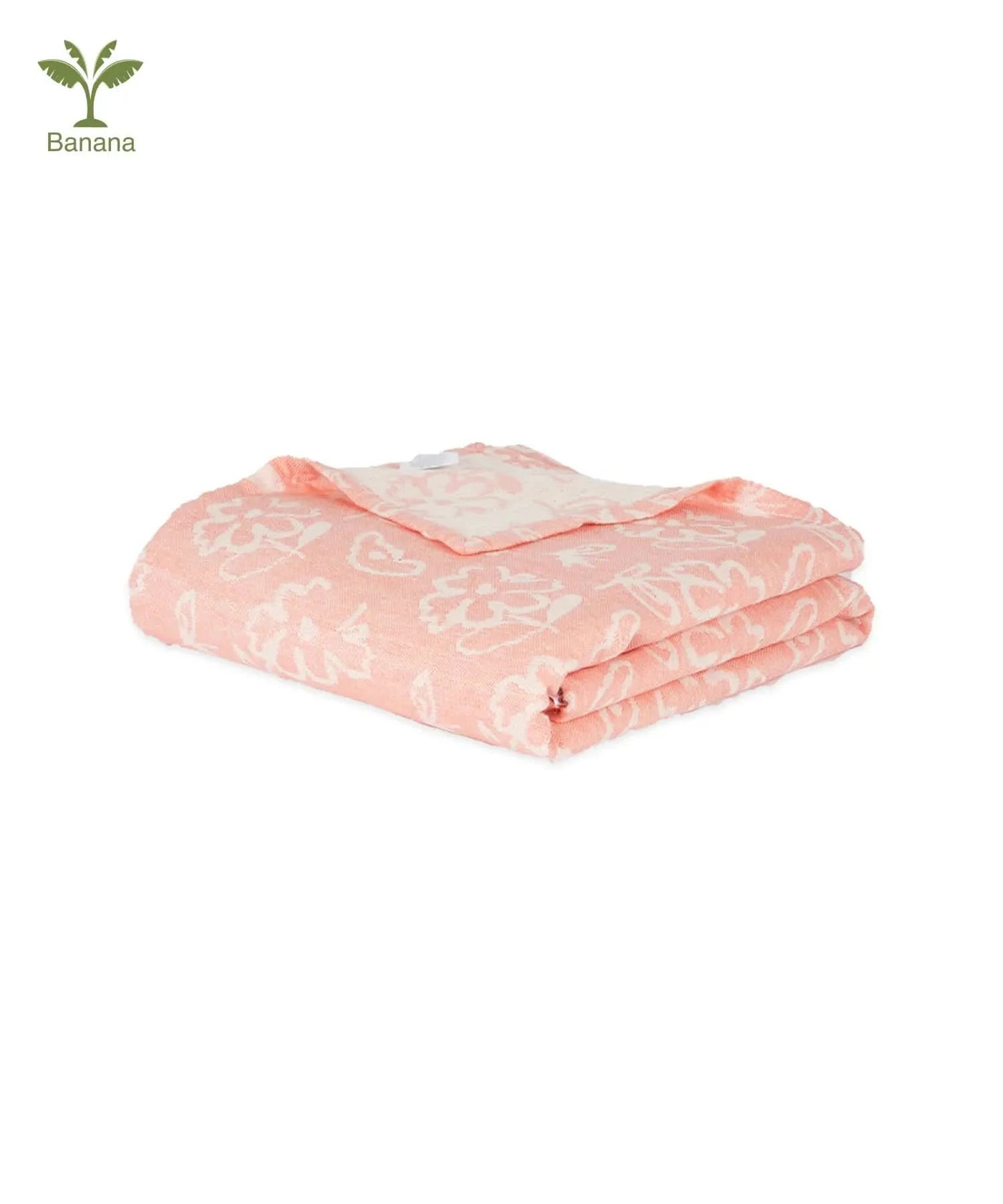 Banana Jacquard Floral Bath Towel | 210 GSM | 75 x 150 cm