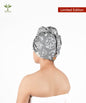 Banana Jacquard Floral Hair Towel | 350GSM |  25cm x 65cm x 5 cm