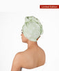 Banana Jacquard Floral Hair Towel | 350GSM |  25cm x 65cm x 5 cm