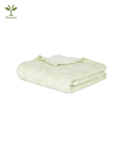 Banana Jacquard Floral Bath Towel | 210 GSM | 75 X 150 cm
