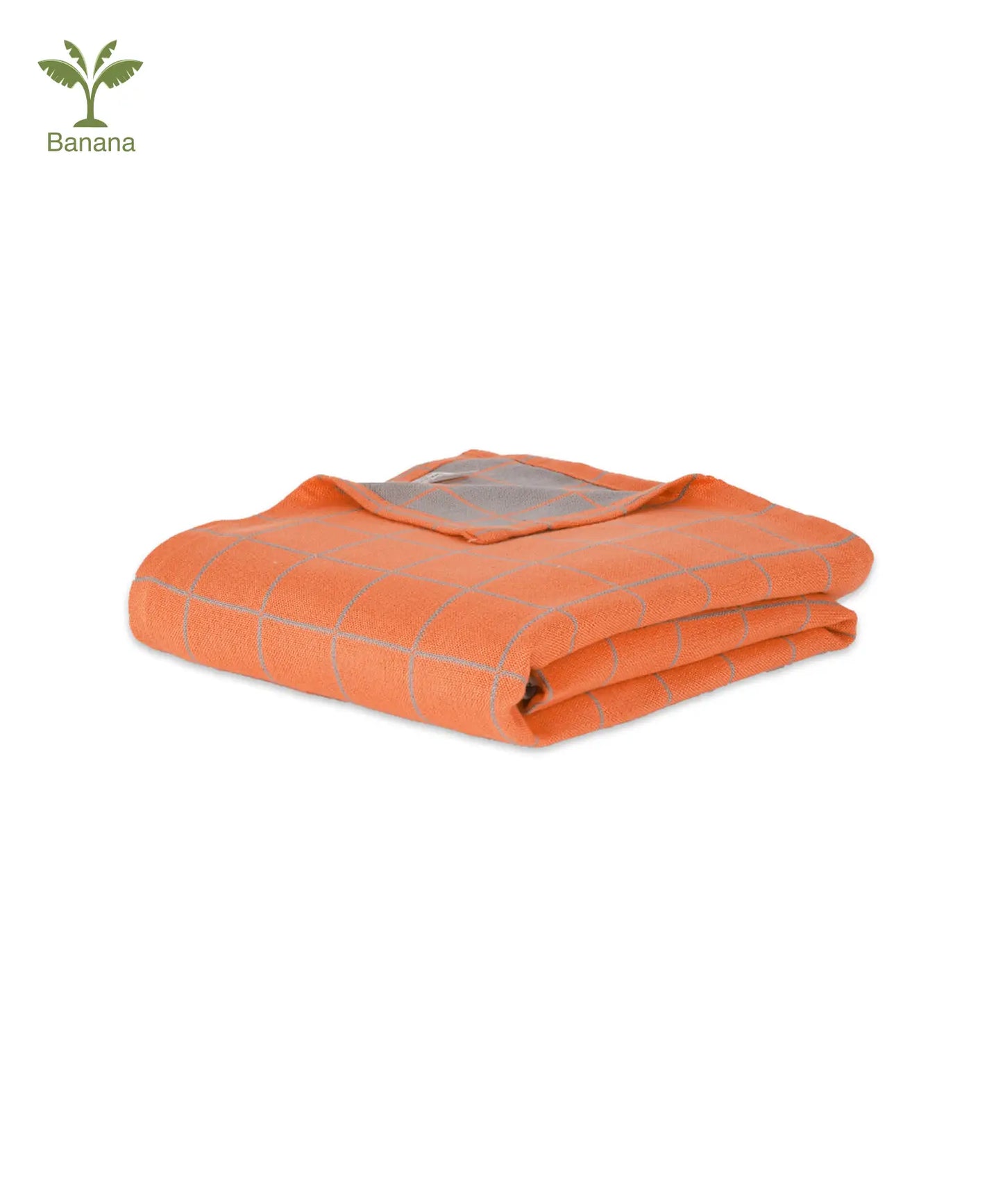 Banana Double Cloth Bath Towel | 330GSM | 75 X 150 cm