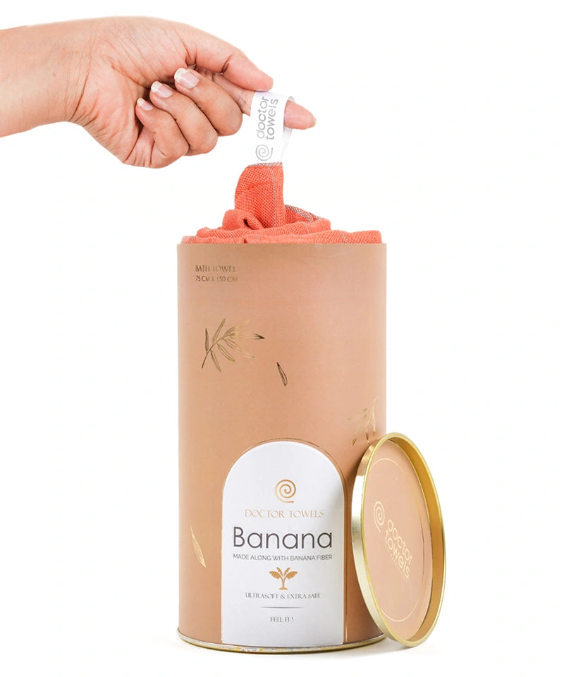 Banana Double Cloth Bath Towel – Gifting Canister