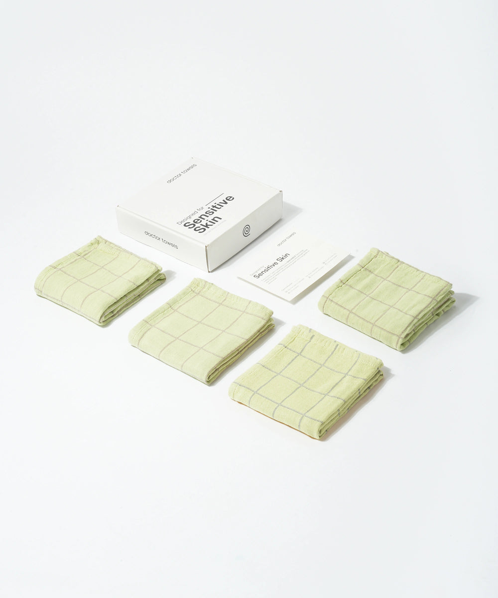 Banana Double Cloth Hand Towel | 330 GSM | 40 X 60 cm | Pack of 4