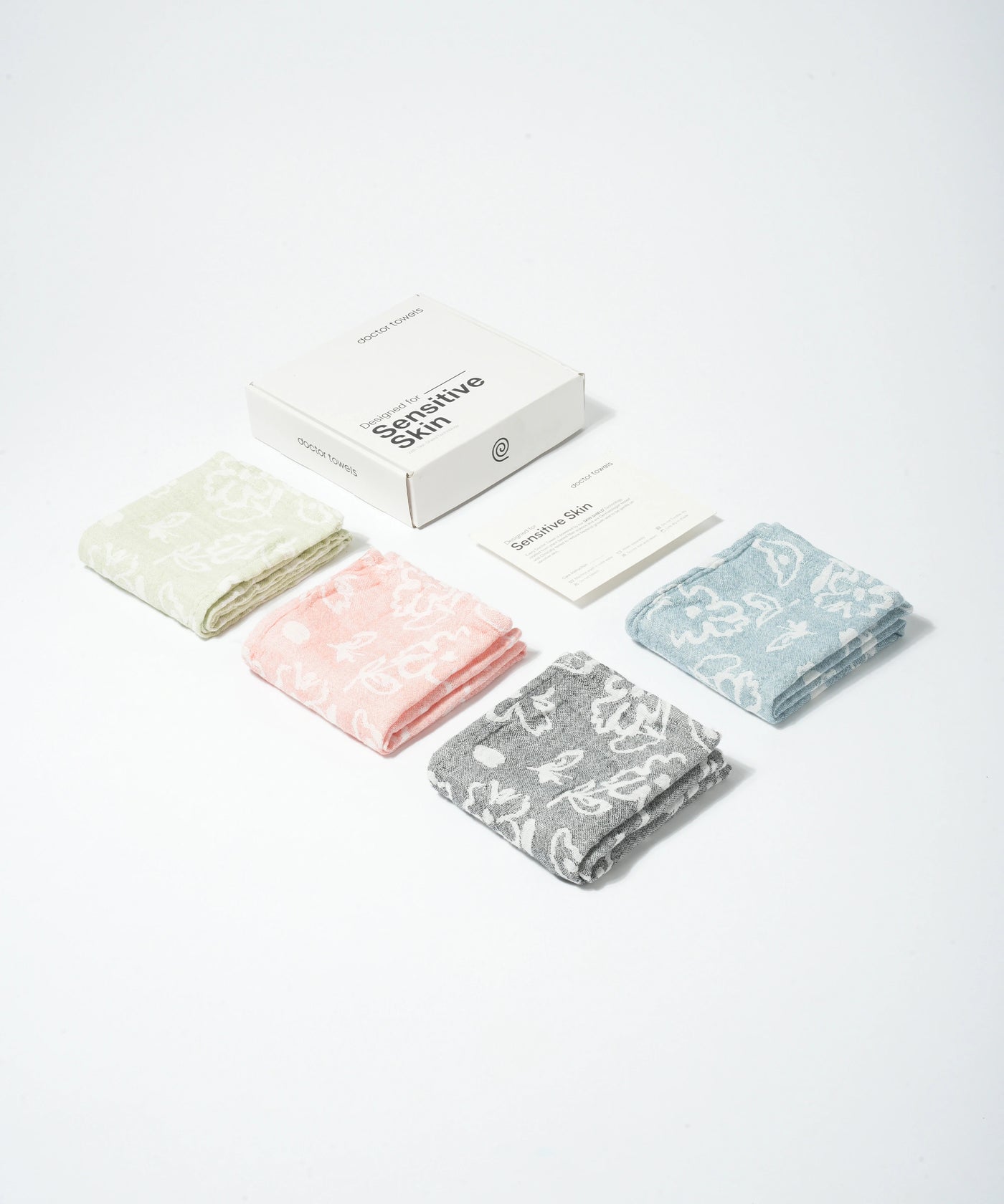 Banana Jacquard Floral Hand Towel | Assorted | 210 GSM | 40 X 60 cm | Pack of 4
