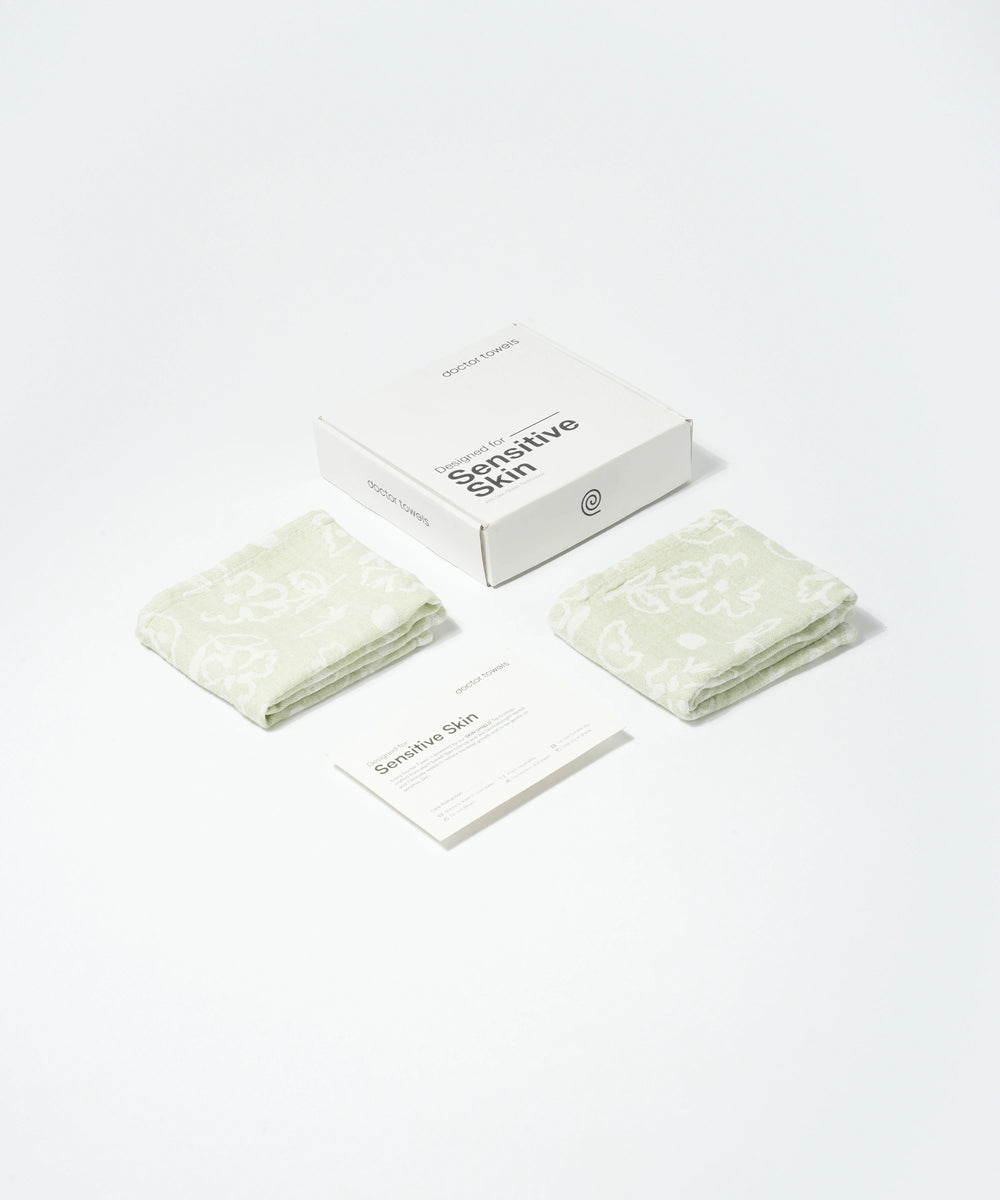 Banana Jacquard Floral Hand Towel Pack of 2 | 210 GSM | 40x60 cm | Pack of 2