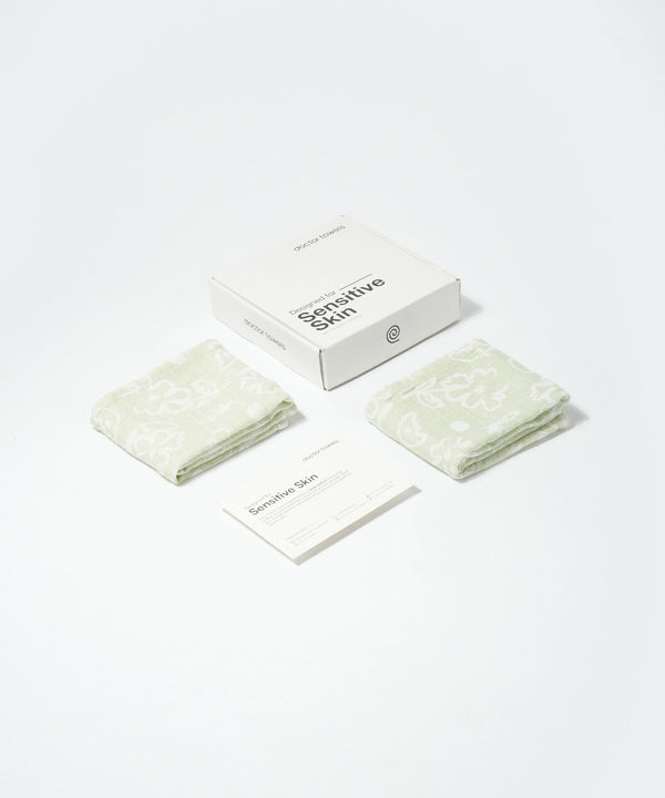 Banana Jacquard Floral Hand Towel Pack of 2 | 210 GSM | 40x60 cm | Pack of 2