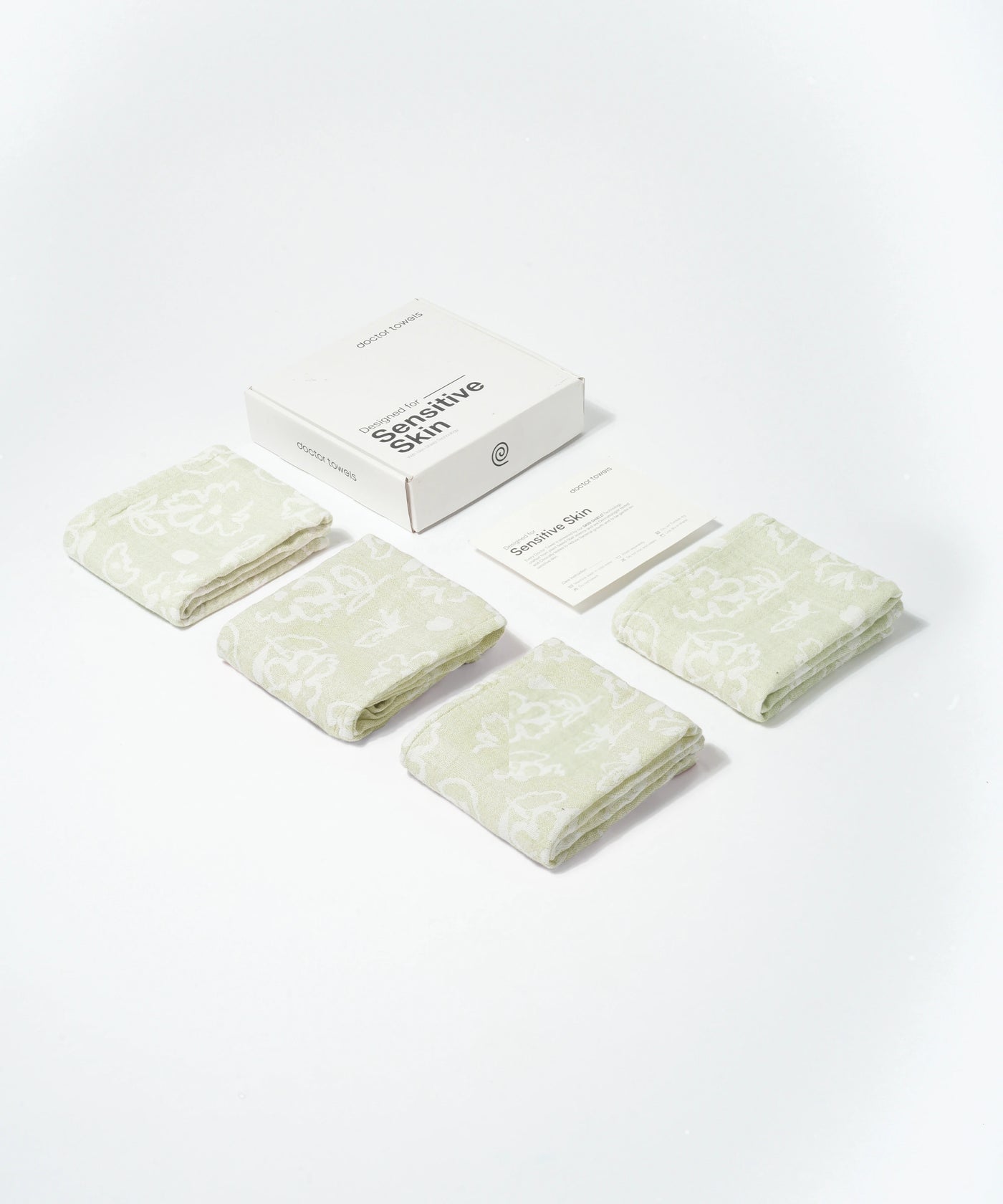 Banana Jacquard Floral Hand Towel | 210 GSM | 40 x 60 cm | Pack of 4