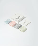 Banana Jacquard Floral Assorted Face Towel | 210 GSM | 30 X 30 cm | Pack of 4