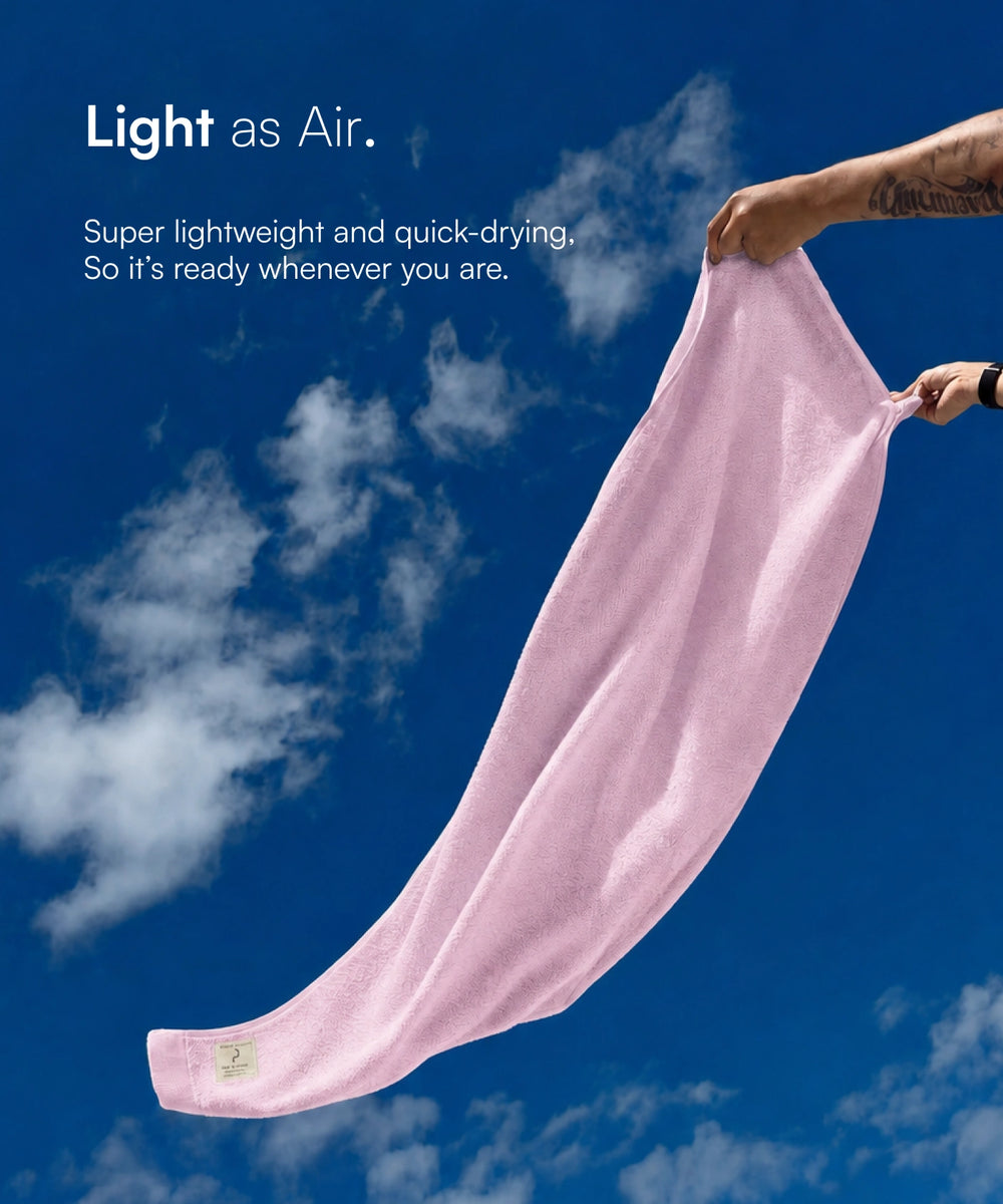 Banana Super Light Weight Terry Towels | 400 GSM | 75 x 150 cm