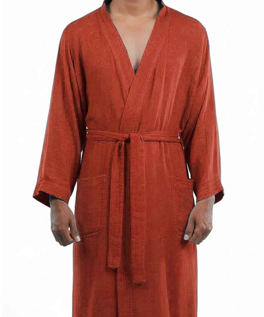 Banana Double Cloth Bathrobe