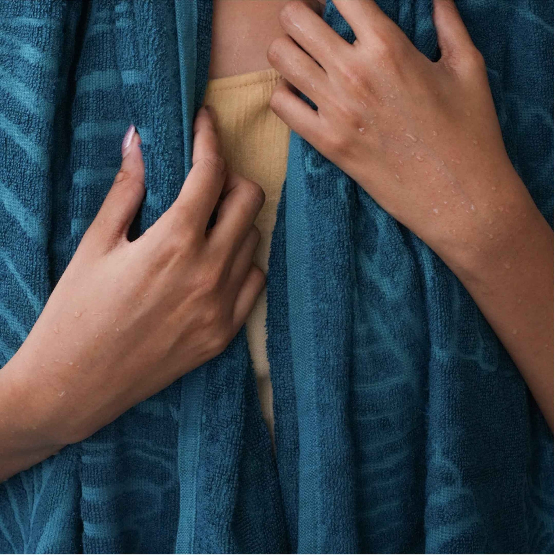 Alufern Terry Bath Towel | 75 X 150 cm | 400 GSM - Pack of 6 | Maple Rust & Oslo Grey & Peacock Teal