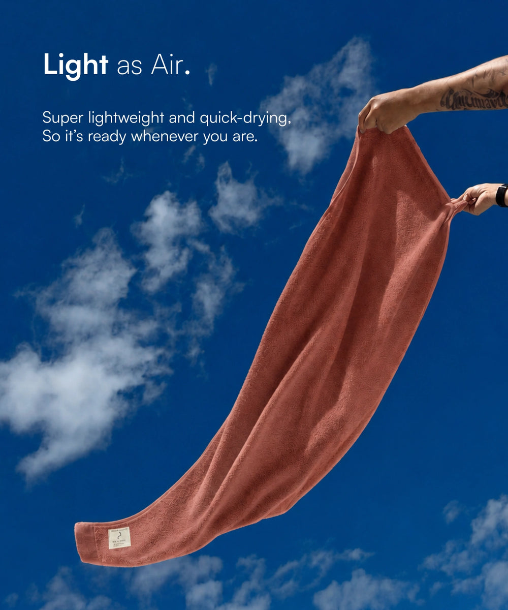 Banana Super Light Weight Terry Towels | 400 GSM | 75 x 150 cm