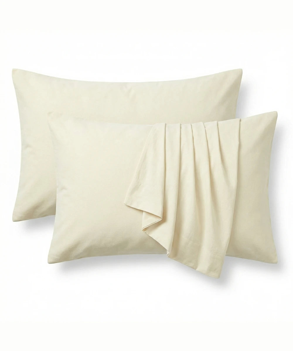 Pillowcase | Creme Vanilla Color  | Pack of 2