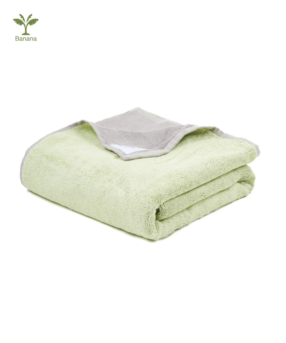 Banana Terry Bath Towel - Dual Zones | 75 x 150 cm
