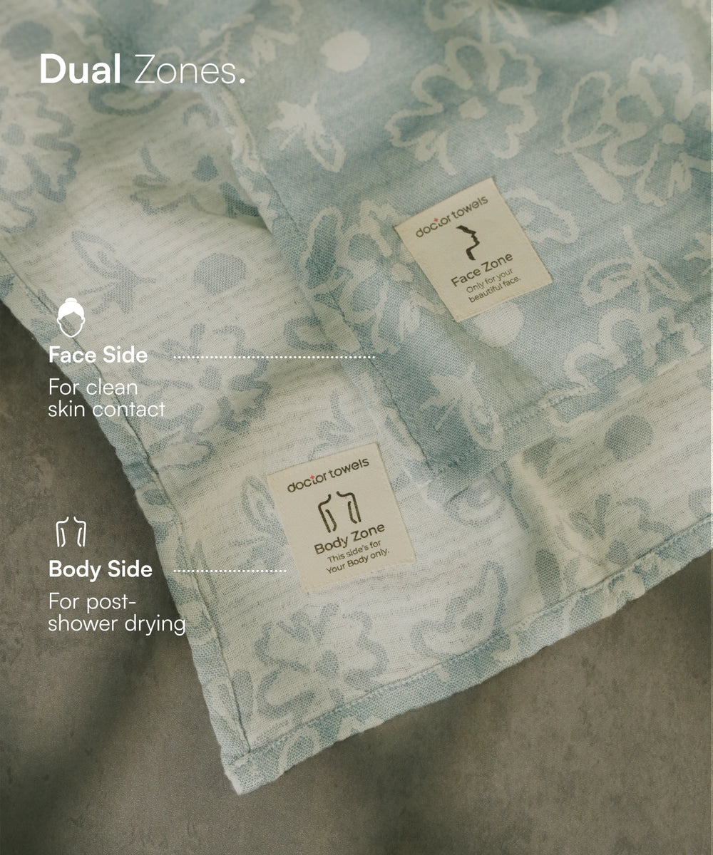 Banana Jacquard Floral Bath Towel | 210 GSM | 75 x 150 cm