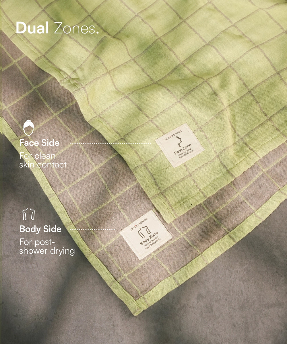Banana Double Cloth Bath Towel | 330 GSM | 75 x 150 cm