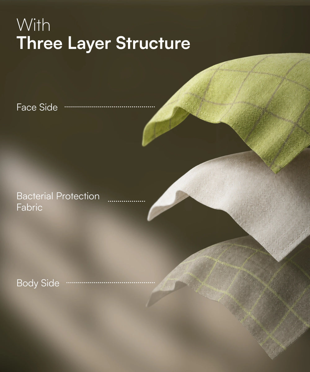 Banana Double Cloth Bath Towel | 330 GSM | 75 x 150 cm