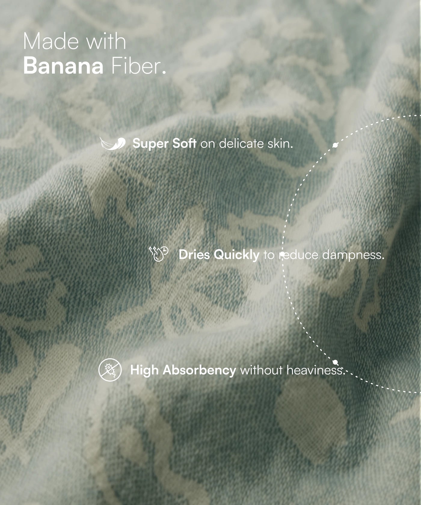 Banana Bath Towels - Blue Combo | Pack of 2 | 75 x 150 cm - Celebration Canister