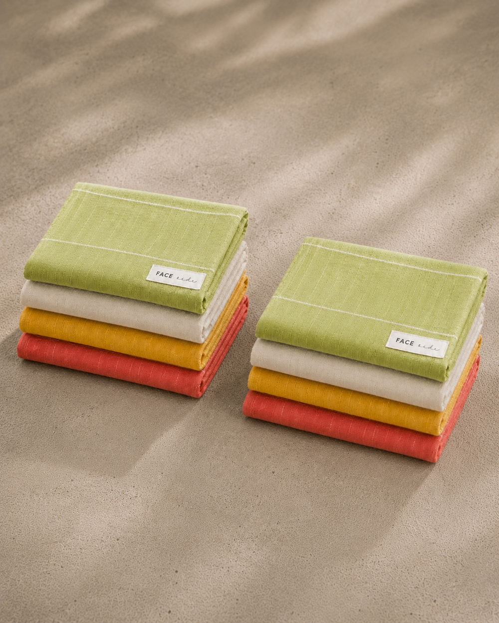 Aluvera Double Cloth Bath Towels | 330 GSM | 75 X 150 cm | Pack of 8