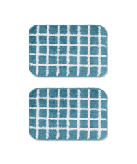Checkered Bath Mat | Dragon Color | Pack of 2