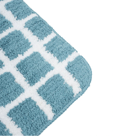 Checkered Bath Mat Pack of 2